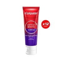 ราคา มี 6 แพ็คให้เลือก ยาสีฟัน คอลเกต อ๊อพติค ไวท์ เพอร์เพิล 100 กรัม Colgate Optic White Purple 100g (126647444481)