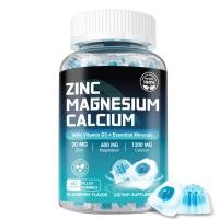 ราคา Omilay แคลเซียม แมกนีเซียม สังกะสี อาหารเสริม Calcium 1200MG Magnesium 600MG Zinc 20MG ปรับปรุง กระดูก เล็บ หัวใจ Mood สุขภาพ 60เม็ด Gummies (24498122906)