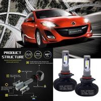 ราคา 2 ชิ้น LED สีขาว 6000K S1 หลอดไฟ NW ชุดไฟหน้าสําหรับ MAZDA 3 BM BN 2013 2023 โคมไฟหัว plug and play (23620118879)