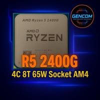 ราคา ซีพียู CPU AMD Ryzen 5 2400G 3 6GHz turbo 3 9GHz AM4 4คอ8เทรด ฟรีซิลิโคน1ซอง R5 2400 G USED (25352930753)