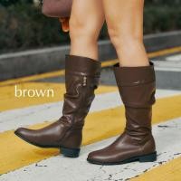 ราคา Minx รุ่น Aira รองเท้าบูท ทรงสูง หนังนิ่ม (25295329199)