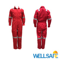 ราคา ชุดหมีช่าง ติดแถบสะท้อนแสง 3M แบบปิดซิป ผ้า TC ชุดหมี coverall with reflective tape 3M (17540355765)