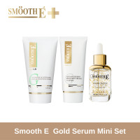 ราคา ชุด Smooth E Gold Serum Mini Set Smooth E Gold Foam โฟมล้างหน้า Smooth E Gold Cream ครีมลดเลือนริ้วรอย Smooth E 24K Gold Hydroboost Serum 30ml (14599840968)