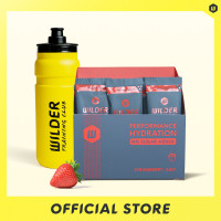 ราคา แพ็คคู่ขวดน้ำ WILDER Electrolytes 30 Pack เกลือแร่แบบผง สูตรไม่เติมน้ำตาล รส Strawberry Fast Hydration (126225675223)