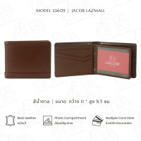 ราคา JACOB กระเป๋าสตางค์ชายหนังนิ่ม พร้อมช่องใส่รูปภาพ รุ่น 22609 (24764604573)