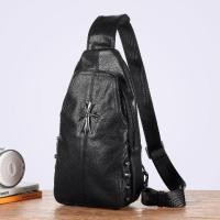 ราคา Chrome Hearts Crowe Top Layer Cowhide Mens Single Shoulder Messenger Bag Handmade Leather Bag Chest Mens Bag Vintage Chest Bag Mens Real Leather Bag imported American Genuine (24845841371)