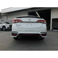 ราคา ชุดแต่งรถยนต์ สเกิร์ต TOYOTA YARIS ATIV รุ่นปี 2017 2018 ทรง FAUSTINO (24120875244)
