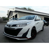 ราคา ชุดแต่งรถยนต์ สเกิร์ต TOYOTA YARIS ATIV รุ่นปี 2017 2018 ทรง FAUSTINO (24120875242)