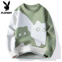 ราคา Playboy PLAYBOY เพลย์บอย เสื้อสเวตเตอร์คอปกการ์ตูนใส่สบายพร้อมความอบอุ่น (25914112500)