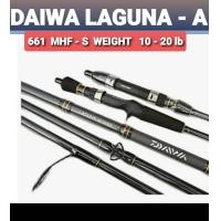ราคา คันเบ็ดตกปลา อุปกรณ์ตกปลา แบรนด์ DAIWA MODEL LAGUNA 661 MH สปินนิ่ง ลายผ้า 10 20 lb (24568271224)