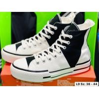 ราคา รองเท้าผ้าใบหุ้มข้อ Converse All Star สีขาว ดำ (21206835626)