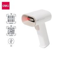ราคา Deli เครื่องอ่านบาร์โค้ด 1D 2D ปืนยิงบาร์โค้ด เครื่องยิงบาร์โค้ด เครื่องสแกน barcode มีการรับประกัน ยิงบาร์โค้ด แบบไร้สาย มีสาย สินค้ารับประกัน 1 ปี ยิงบาร์โค้ด แบบไร้สาย Barcode Scanner (26331673884)