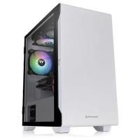 ราคา เคสคอมพิวเตอร์ ThermalTake S100 TG Snow S100 mATX Tempered Glass ขนาด mATX Case NP มีให้เลือก 2สี ขาวและดำ (7844621180)