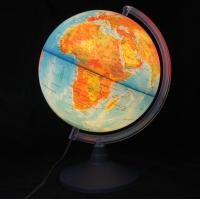 ราคา ลูกโลกจำลองมีไฟ ขนาด 30 ซม ภาษาไทย แสดงภูมิศาสตร์และประเทศ แบบ 2in1 (11652635801)