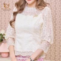 ราคา ชุดร้านญาณิศชา ชุดไทย ออกงาน ชุดไปวัด ทำบุญ เสื้อลูกไม้ฝรั่งเศส ผ้าถุง ผ้าไหมสำเร็จ (25299678509)