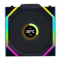 ราคา CASE FAN พัดลมเคส LIAN LI UNI FAN SL WIRELESS LCD 120 REVERSE BLADE (25198360772)