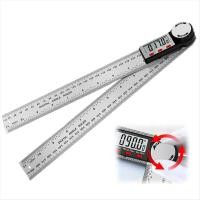 ราคา ETUOL Digital Display Angle Ruler2 In 1 Ruler Digital Angle Finder Protractor Stainless Steel 300MM (25650194580)