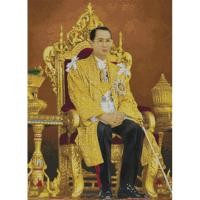 ราคา PINN SHOP ชุดปักครอสติช ในหลวง ร 9 ทรงบัลลังก์ CR9 05 (148767509)