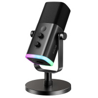 ราคา ไมโครโฟนสตริมมิ่ง FIFINE AMPLIGAME AM8 USB XLR DYNAMIC MICROPHONE WITH RGB ประกันศูนย์ (24484779615)