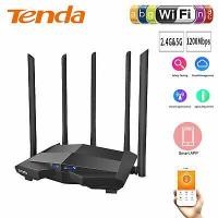 ราคา Tenda เร้าเตอร์ไวเลส รุ่น AC6 เสาอากาศ 2 4G 5 0GHz Smart Dual Band Wireless WiFi Router Wi Fi Repeater都 (24517454342)
