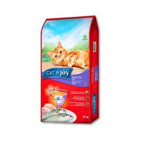 ราคา กระสอบ 20kg อาหารแมว Cat n Joy Triple Protection แค็ทเอ็นจอย อาหารเม็ดแมว ยกกระสอบ มี Lysine Prebiotic Zinc Omega (24887735039)
