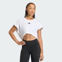 ราคา adidas Gym Training เสื้อกล้ามบ็อกซีทรงครอป Power Workout 3 Stripes ผู้หญิง สีขาว KE8050 (26291295190)