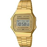 ราคา Casio Digital นาฬิกาข้อมือผู้หญิง สีทอง สายสแตนเลส รุ่น A168WG 9 ของแท้ ประกัน CMG (2499752658)