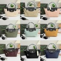 ราคา เข้าพร้อมส่ง ครบสี 10 สี longchamp Longchamp Le Pliage Energy xs กระเป๋าลองชอมถือ tote bag สะพายได้ ถือได้ อุปกรณ์ ป้าย สายยาว (26279128729)