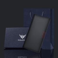 ราคา WILLIAMPOLO กระเป๋าสตางค์หนังแท้สำหรับผู้ชาย บาง (25180378809)