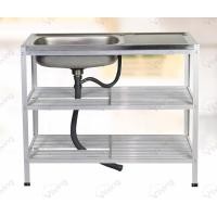 ราคา HOMENINE ซิ้งค์ล้างจาน อ่างล้างจาน สแตนเลส 3 ชั้น มีก๊อก N (24893770380)