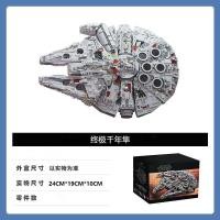 ราคา เข้ากันได้กับ LEGO 75192 Ultimate Millennium Falcon Star Wars Series ชุดประกอบขนาดใหญ่ของเล่นบล็อกอาคารที่ยากสำหรับผู้ชายของแท้ (24429474832)