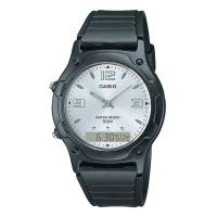 ราคา Casio Standard นาฬิกาผู้ชาย สายเรซิ่น รุ่น AW49HE 7A Black (699322)