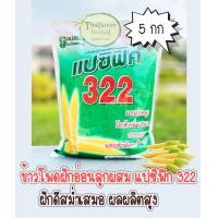 ราคา เมล็ดพันธุ์ข้าวโพดฝักอ่อน แปซิฟิค322 ข้าวโพดแอ้ บรรจุโรงงาน 5 กก ผลผลิตสูง รากแข็งแรง (21603569763)