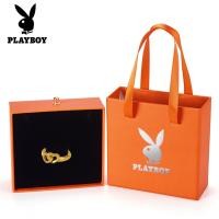 ราคา PLAYBOY แหวน รูปหัวใจ แหวนทองคำ ปรับความยาวได้ แหวนไม่ลอกไมดำ ของขวัญสำหรับแฟนสาว พร้อมกล่องของขวัญฟรี (25326329288)