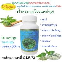 ราคา ฟ้าทะลายโจรแคปซูล บรรจุ 60 แคปซูล 1 แคปซูล บรรจุ 400มก ผ่านกระบวนการฉายรังสีฆ่าเชื้อแล้ว ทะเบียนยาเลขที่ G438 53 Rasyan ราสยานแคปซูลฟ้าทะลายโจร (10865497959)
