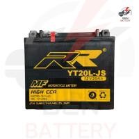 ราคา แบตเตอรี่ ยี่ห้อ RR รุ่น YT20L JS 12V 20AH แบตแห้ง BIGBIKE สำหรับรถจักรยานยนต์ ATV และ Jet Ski (16550647165)