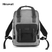 ราคา HIMAWARI กระเป๋าเป้สะพายหลัง ใส่โน้ตบุ๊ก 15 6 นิ้ว Laptop กันน้ำ 15 6 Inch Large Laptop Backpack รุ่น 1010 สี 06 Ash Black Duo (24463327938)