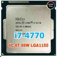 ราคา ซีพียู CPU Intel Core i7 4770 4คอ8เทรด 84W LGA 1150 ฟรีซิลิโคน1ซอง i7 4770 (22708860991)