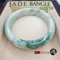 ราคา กำไลข้อมือ กำไลหยก เบอร์ 57 62 สินค้าตรงภาพทุกชิ้น กำไลหยกพม่าแท้ คัดเกรดสวยเนื้อวาวเงาทุกรายการ กำไลหยกมีใบรับประกัน จาก ห้างขายไข่มุกและเพชรพลอย JADE BANGLE With Certificate กำไลหยกนำโชค (2481919404