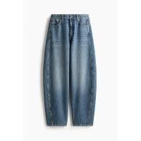 ราคา H M กางเกงยีนส์ทรงเข้ารูปสีดำ ฤดูใบไม้ผลิใหม่ (126377114769)