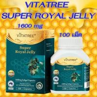 ราคา นมผึ้ง Vitatree Super Royal Jelly 1600 mg 100 เม็ด เกรดพรีเมี่ยม 6 10 HDA Royal Jelly Powder นมผึ้งออสเตรเลีย (25690223459)