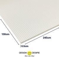 ราคา ฟิวเจอร์บอร์ด หนา 5 มิล 130 x 245 CM 1 แพค 10 แผ่น (21320086022)
