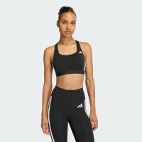 ราคา adidas Gym Training Optime Essentials Workout 3 Stripes Medium Support Bra Women Black KB4383 (26291386675)