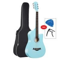 ราคา กีต้าร์ 38 นิ้ว กีต้าร์โปร่ง กีต้าร์โปร่ง มือใหม่ฝึกกีต้าร์ หลากสี ให้เลือก (25666311766)