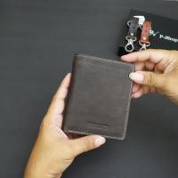 ราคา Fifteen Sixteen กระเป๋าสตางค์ หนังแท้ 100 กระเป๋าสตางค์ผู้ชาย ทรงตั้ง 4 พับ Wallet จุเยอะ หนังชาร์มัว นุ่ม genuine leather มีรับประกัน (625494921)