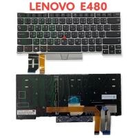 ราคา แป้นพิมพ์ คีย์บอร์ดโน๊ตบุ๊ค IBM Thinkpad E480 E485 E490 E495 L380 L390 L480 Laptop Keyboard (20524125276)