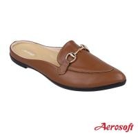 ราคา Aerosoft รองเท้าคัชชูผู้หญิงส้นแบน เพื่อสุขภาพ รุ่น CW3334 คัชชูสีดำ เบานุ่มสบาย ลดปวดเท้า (22678673193)
