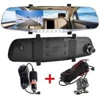 ราคา S300 กล้อง ติด รถยนต์ หน้า หลัง กล้อง กระจก FHD1080P (862778295)