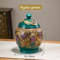 ราคา โถปิดทองเดินเส้นติดกระจก โถเล็ก กล่องใส่ของ กล่องโบราณ โถโบราณ เปิดฝาได้ (24518773828)