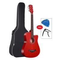 ราคา กีต้าร์ 38 นิ้ว กีต้าร์โปร่ง กีต้าร์โปร่ง มือใหม่ฝึกกีต้าร์ หลากสี ให้เลือก (25841223833)